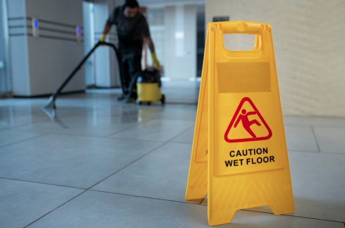 Commercial carpet steam cleaning service in an office in LA, CA