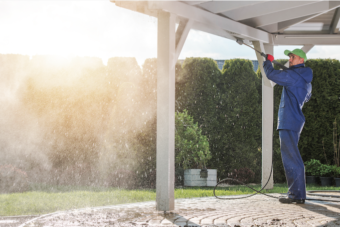 pressure-washing